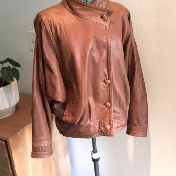 COPY - Vintage 1980’s  women’s leather jacket - Picture 1 of 8